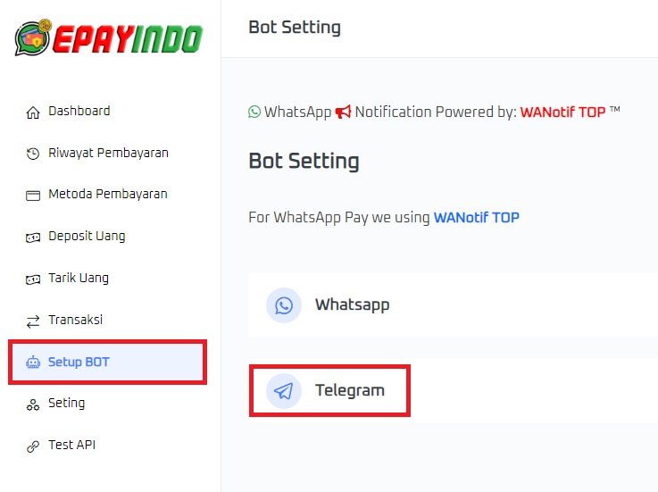 ePayindo - Telegram Pay